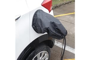 EV Charger Plug Port Cover, EV Port Outdoor Waterproof Cover Rain Sun UV Snow Protection,Magnetic Adhesion Electric Car Charg