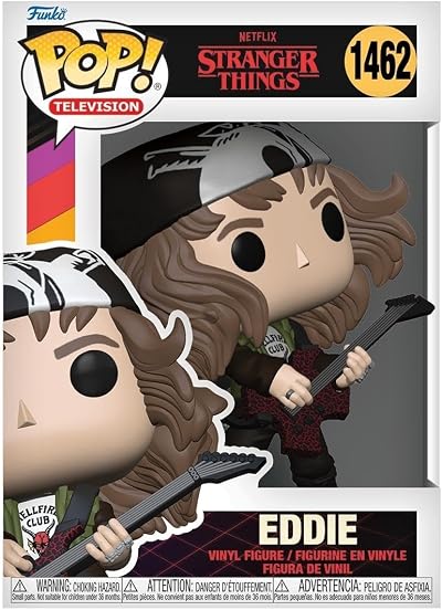 Funko Pop! TV Stranger Things Eddie with Guitar Vinyl Figure