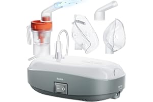 POCHUMIDUU Compressor Nebulizer,Nebulizer for Adults Portable Nebulizer Machine Breathing Treatment Machine with 3 Masks Handheld Nebulizer for Home Travel
