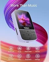 Yoton MP3 Player Bluetooth 5.2 Mini Clip HiFi Radio Purple view 2