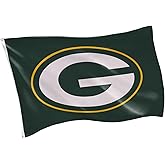 Team Sports America NFL Green Bay Packers 3 x 5 Outdoor Durable Flag with Grommets | Heavy Duty Flag & Banner for Outdoor Garden Patio | Indoor Wall Decor | Works with Flag Poles for House