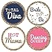 Big Dot of Happiness Last Sail Before the Veil - Nautical Bridal Shower and Bachelorette Party Name Tags - Party Badges Sticker Set of 12