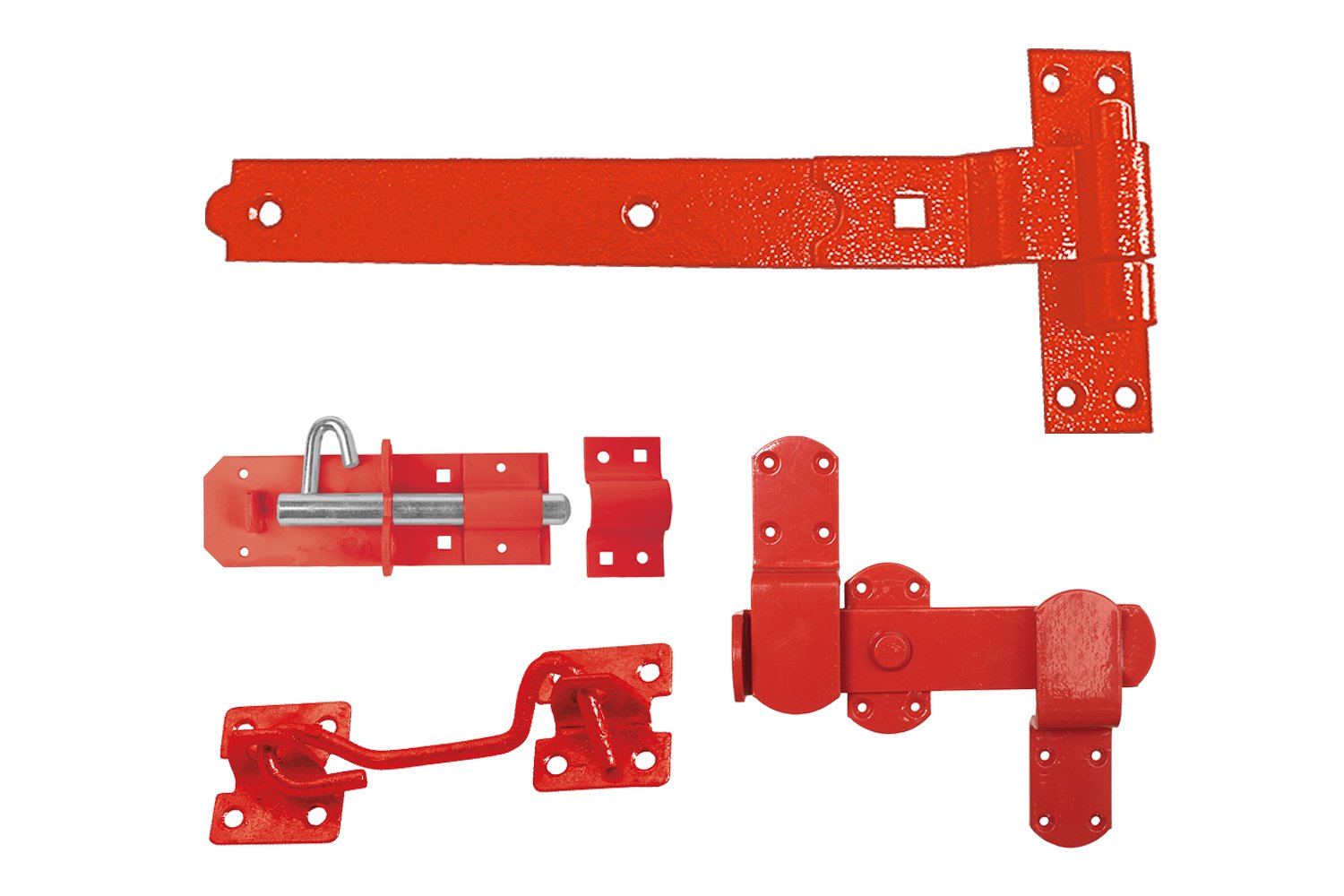 Perry Equestrian SPA130-0600RD 600 mm 24 inch Stable Pack a-prepacked with Fittings, Red