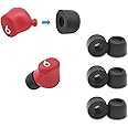 Comply TWR-200-B | Memory Foam Replacement Earbud Tips for Bang & Olufsen EX, Beats Solo Buds, Devialet Gemini & More | Ultimate Comfort, Secure Fit, Superior Noise Isolation | Black (S/M/L) (3 Pairs)