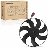 A-Premium Right Engine Radiator Cooling Fan Assembly | Compatible with Select Volkswagen &amp; Audi Models - Jetta 2005-2018, Passat, Golf, Golf SW, Beetle, Beetle Cabrio, Bora, Caddy