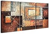 Home Art - Abstract Art Giclee Canvas Prints Modern Art Framed Canvas Wall Art for Home Decor Perfect 3 Panels Wall Decorations Abstract Paintings for Living Room Bedroom Dining Room Bathroom Office (Kitchen)