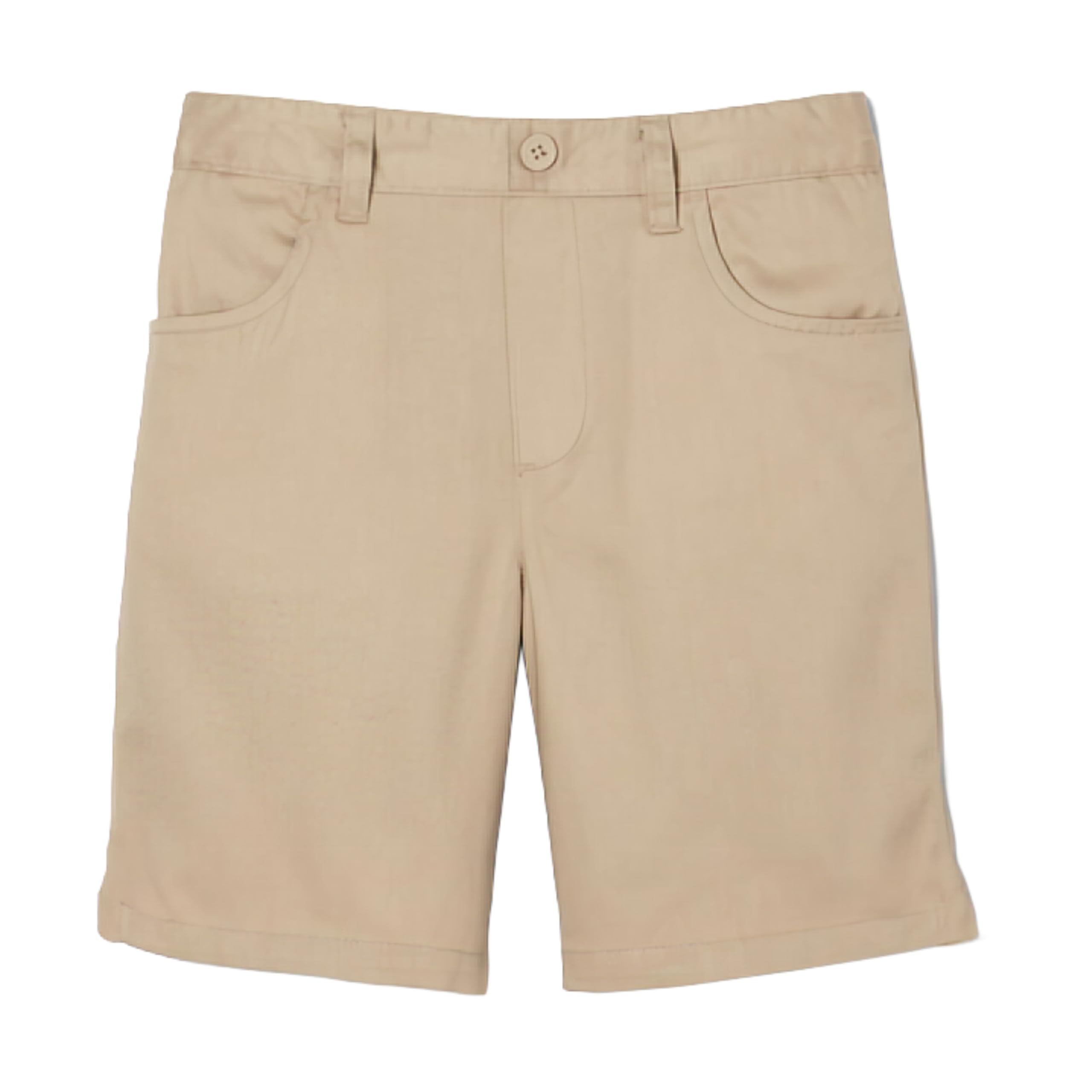 Photo 1 of French Toast Girls' Big Pull-on Short (Standard & Plus), Khaki, 10