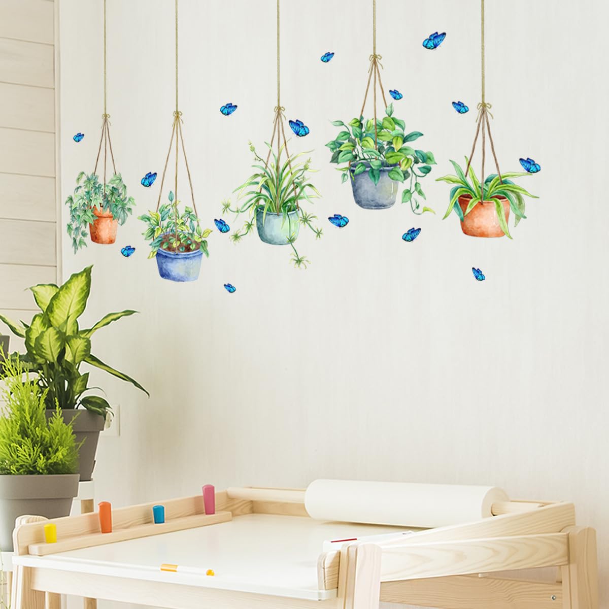 Sticker Children's Room 3D Effect Ultimate Wall Sticker Planet Plant Wall Sticker Grass Sticker