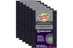 Scotch-Brite® Extreme Scrub Scour Pad 77222-R, 2 Each/Pack, 6 Packs/case, 6 Packs per case