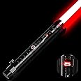 Lightsaber Crystal Heavy Duty Dueling Saber XRGB 3.0 Smooth Swing Light Saber Motion Control 16 Sound Fonts RGB Color Changing Force FX Sword Aluminum Hilt for Adults Valentine's Day Gift