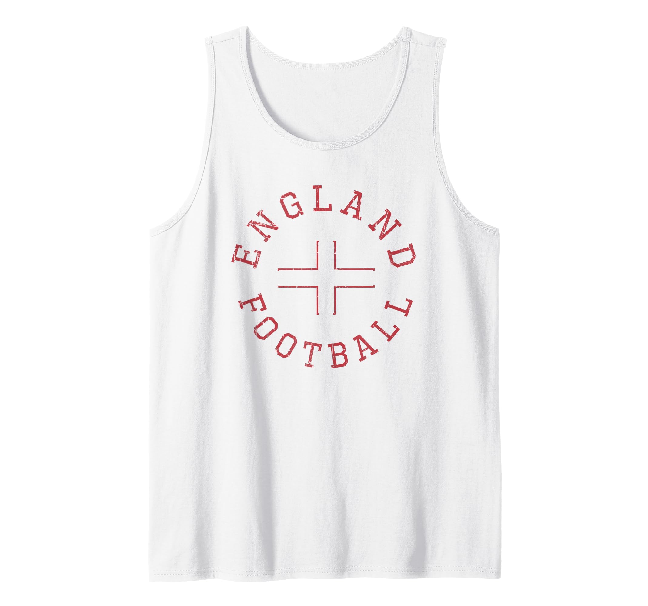 Trendy England Football Circle Tank Top