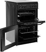 Hotpoint HD5V92KCB 50cm Double Cavity Electric Cooker Black Ceramic Hob view 2
