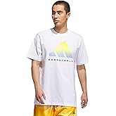 Adidas Mens Basketball Graphic T-Shirt
