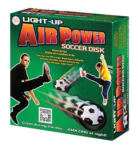 Can You Imagine Light-Up Air Power Soccer Disk