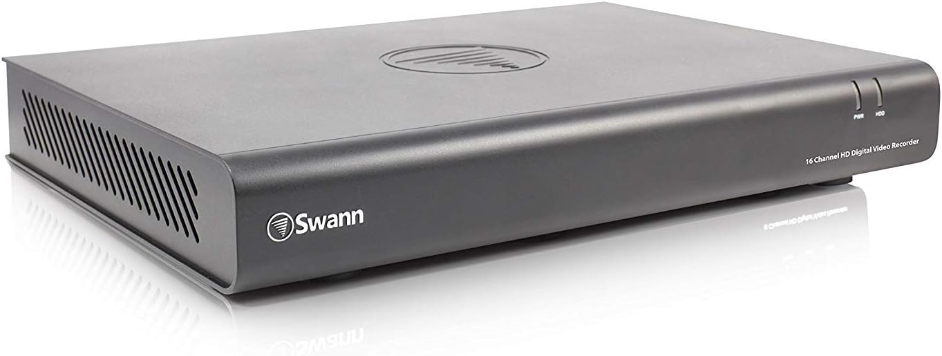 Swann DVR16-4580 16 Channel 1080p Digital Video Recorder CCTV Security 2TB HDD with Smartphone Viewing SRDVR-164580HV-UK