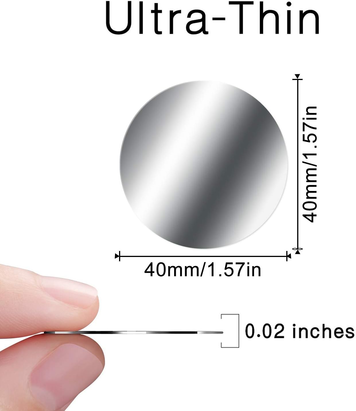 MOSUO 9 Pack Metal Plates - Image 5