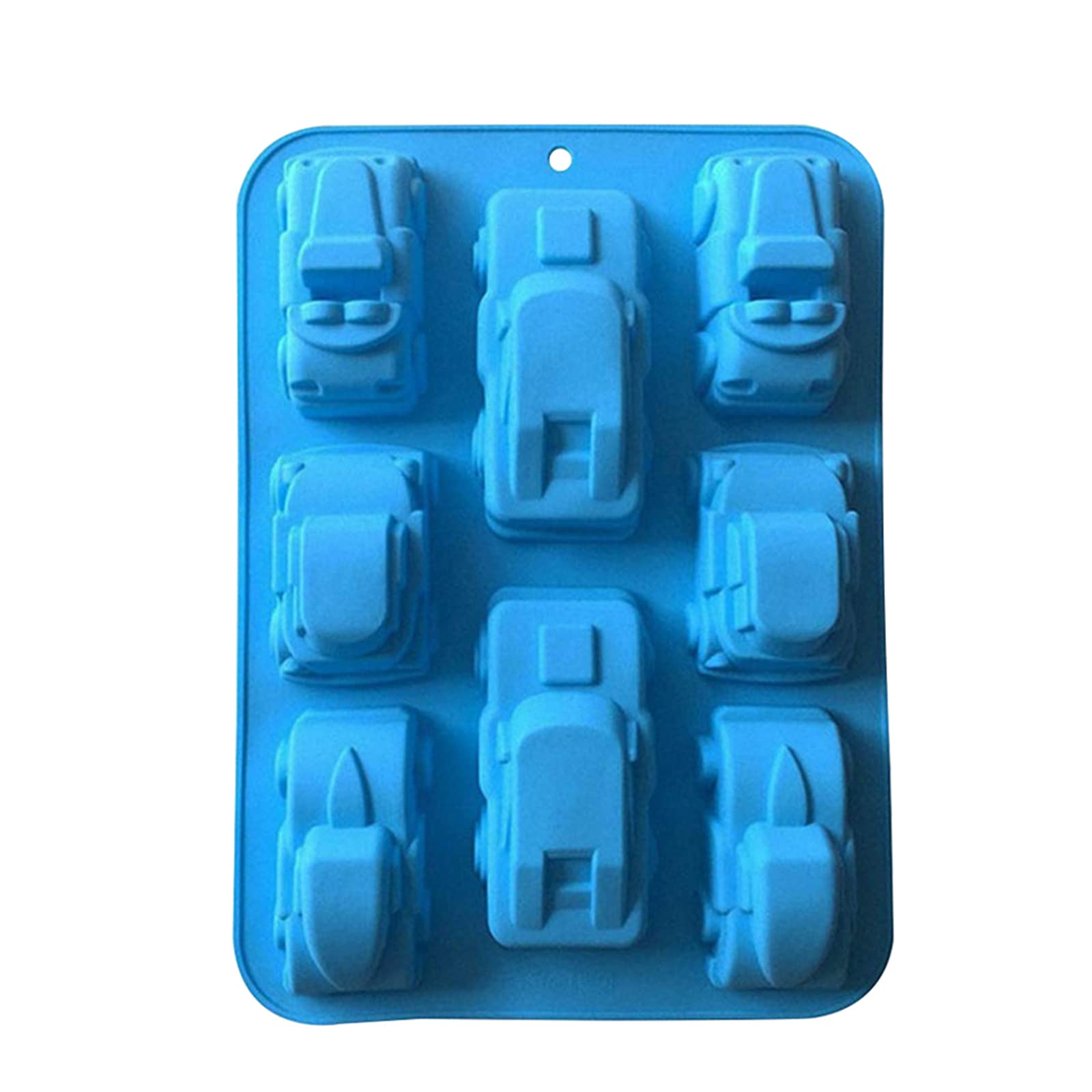 FantasyDay Premium 2 Pack Carton Car Silicone Baking Mould, Anniversary Birthday Tray-Wedding Festival Party Silicone Cake Mold for Muffins Brownie Cornbread Candy Chocolates Butter Soap Gummy Bread