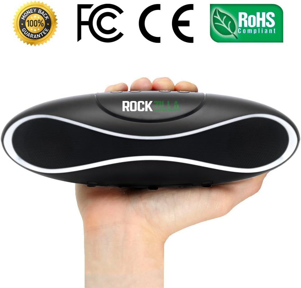 RockZilla Bluetooth Speakers with Custom Carrying Sleeve