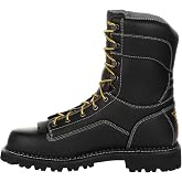 Georgia Boot Men's AMP LT Logger Waterproof Low Heel Work Boots