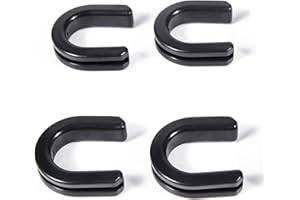 TCMI Harley Luggage Rack Side Plate mounting Bracket Grommet Fits for Harley Touring Sissy Bar Backrest 1987-2025 (Black#4)