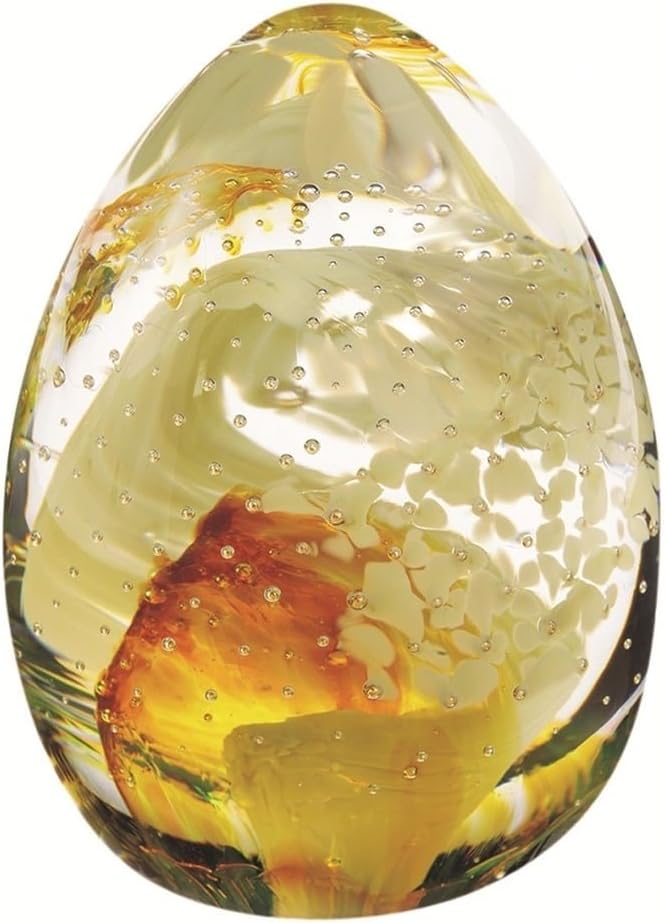 Caithness Glass Piece Crystal Blessings Paperweight, Gold Amazon.co.uk