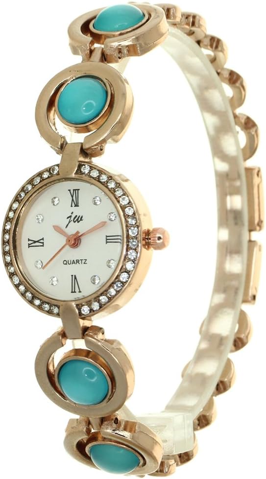 Pearls Bracelet Band Fashion Brand Women Diamond Watch Lady Luxury Dress Jewelry Gold Watch Rhinestone Bling Crystal Bangle Fashion Casual Dress Wristwatches