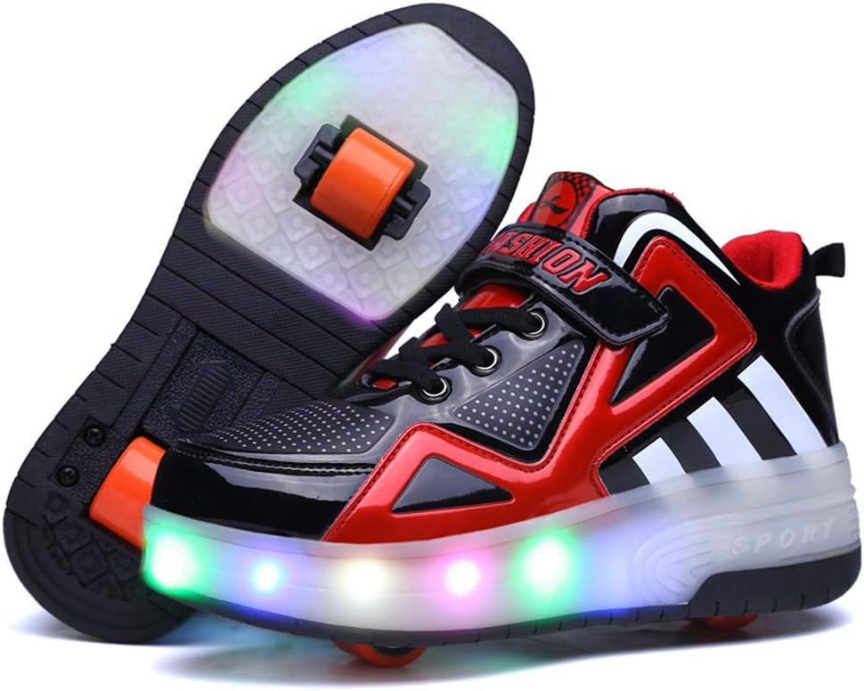 Roller Skates Shoes Girls Boys Double Roller Shoes Kids Outdoor