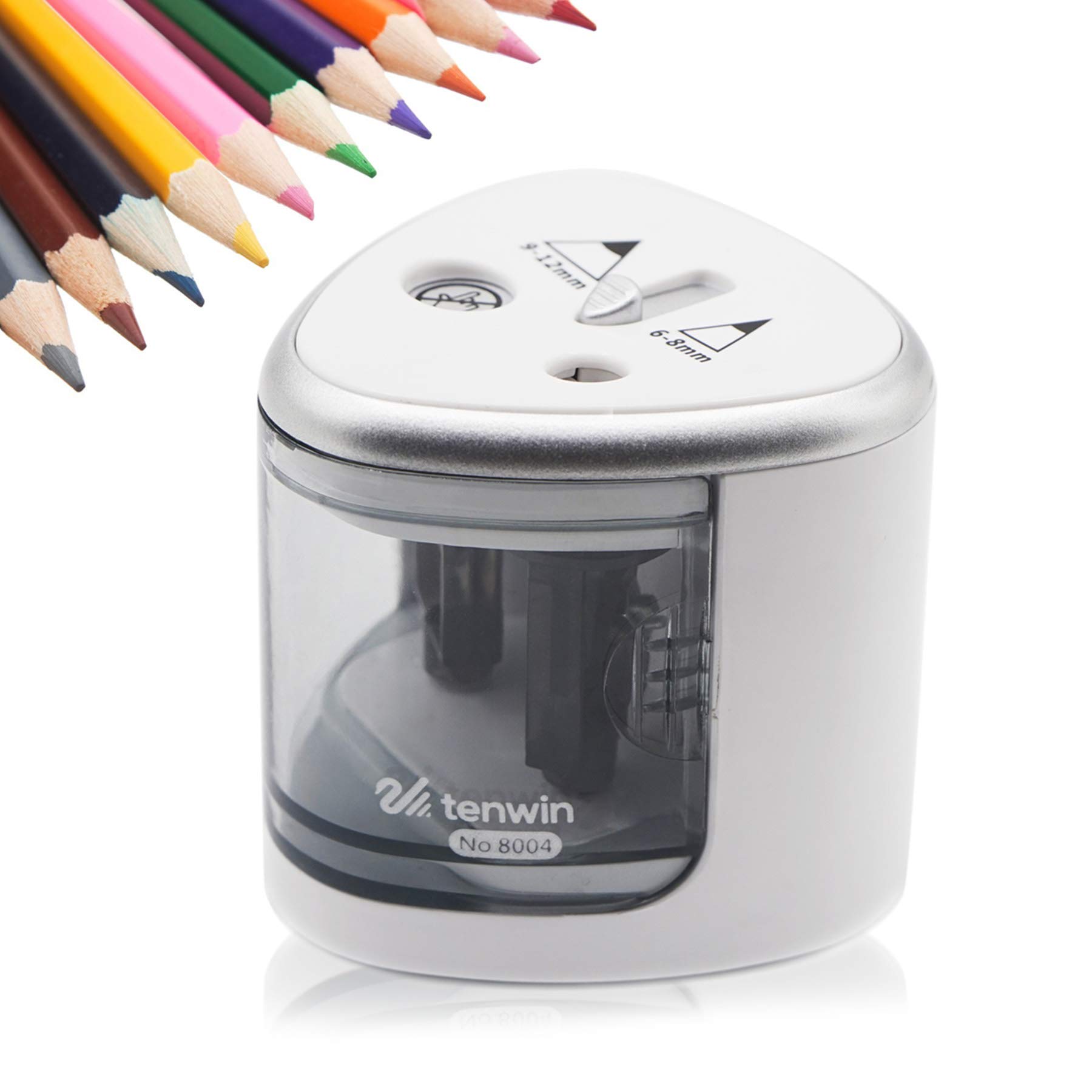 Buy Sugelary Electric Pencil Sharpener Heavy Duty Double Hole Sharpener Electric Battery