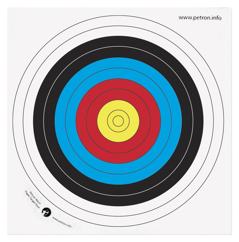 Petron 40CM PAPER TARGET FACE(PACKETx10)