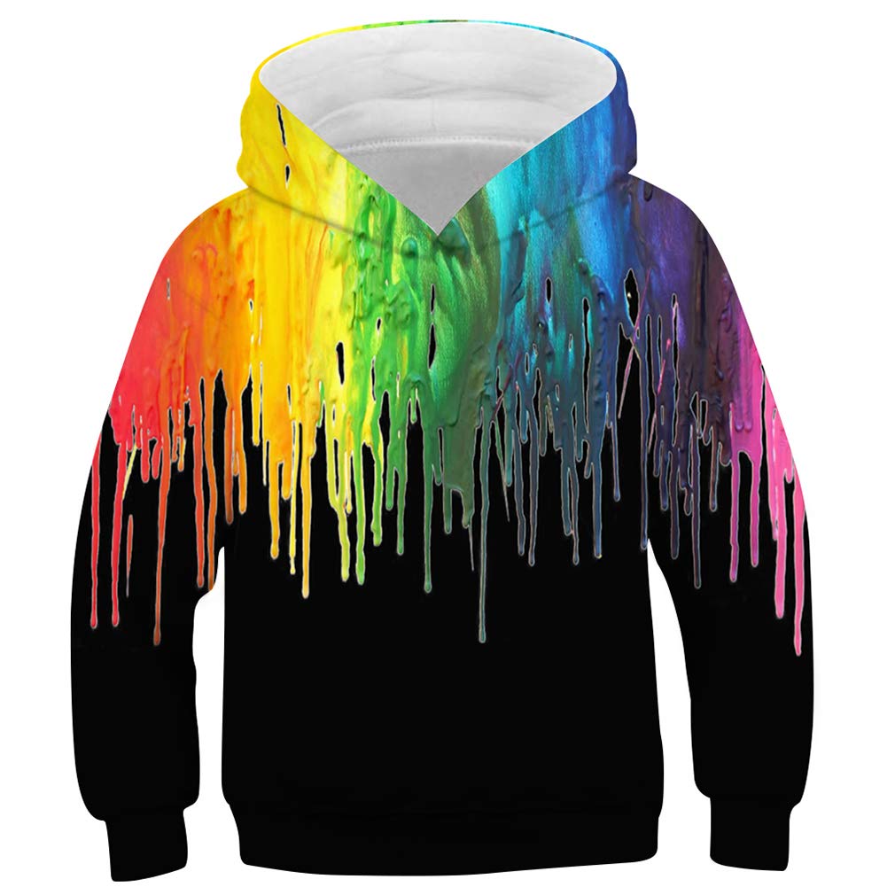 Boys Girls Hoodie 3D Print Pullover Sweatshirts Hooded Jumpers 4-16Y