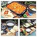 Camping Cookware Mess Kit, Lightweight Aluminum Cookware Cooking Pan Pot Set for Outdoor Backpacking Camping Hiking Picnic (4-Sets)