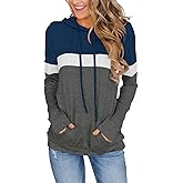 MixShe Women’s 2025 Fall Long Sleeve Hoodie Pullover Sweatshirt Lightweight Casual Tops Blouse