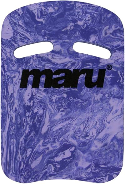 Maru Kickboard Dark Purple EVA Foam Swim Float 42x28 cm – Easy Grip