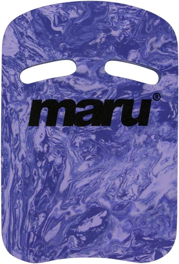 Maru Kickboard Dark Purple EVA Foam Swim Float 42x28 cm – Easy Grip