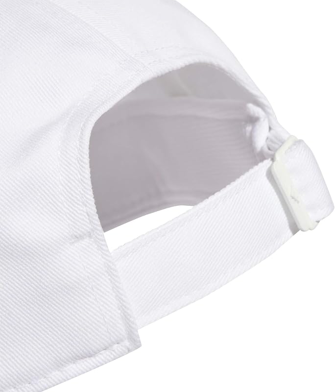 Unisex - Adulto Bball 3S New Logo Hat, White/Black, XS-S