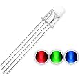 CHANZON 50 LED Duo Color 3mm Rosso/Verde - Diffusi, 3 Poli, Catodo Comune