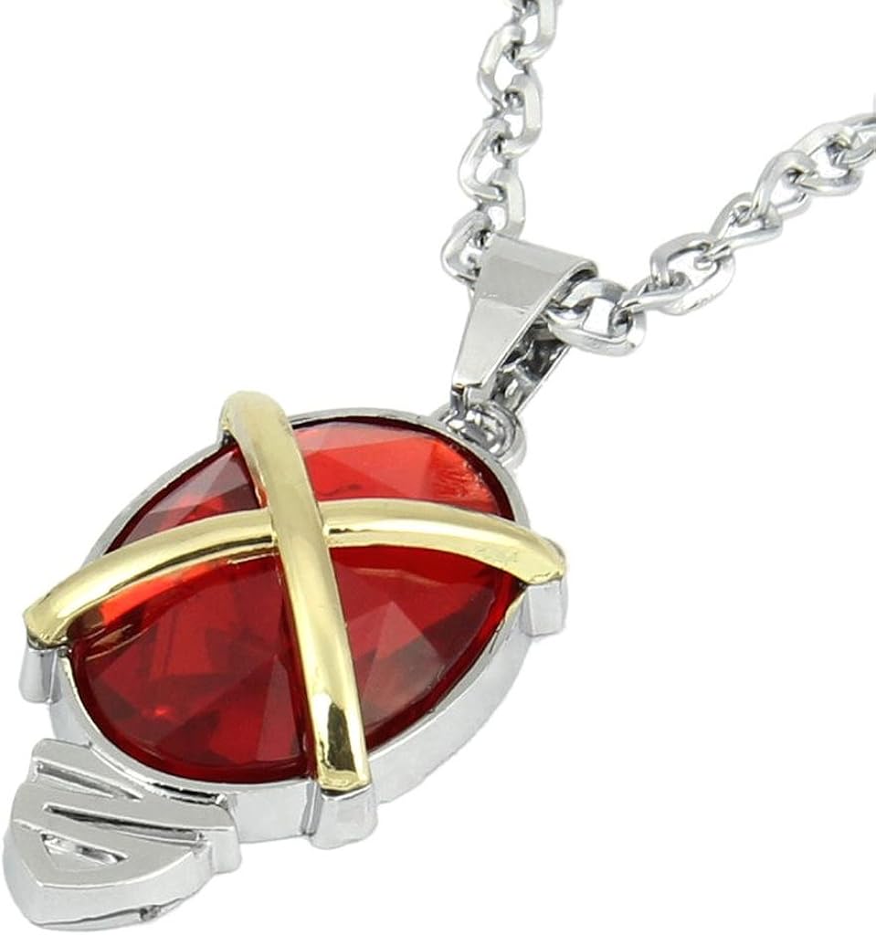Amazon Com Anime Shakugan No Shana Red Crystal Cosplay Pendant