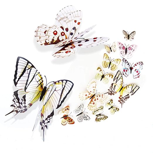 JiaMeng Pegatinas de Pared 3D DIY Pegatinas de Pared Imán de ...