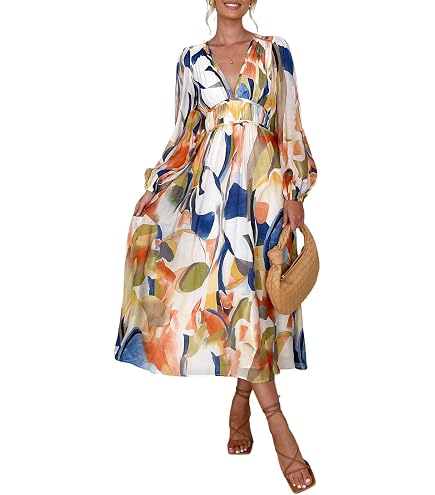 Amazon.com: Sissyaki Womens Long Sleeve Summer Maxi Dress 2026
