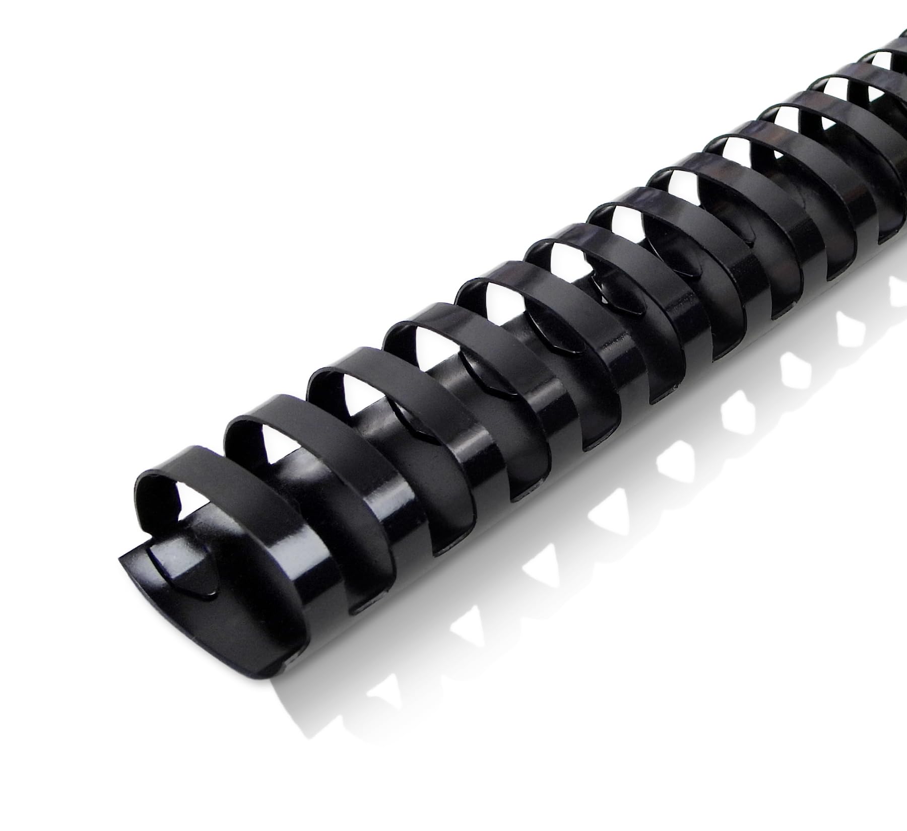 RAYSON Binding Combs, 250 Sheets, 21 Rings, 32 mm, A4, Black, Pack of 28