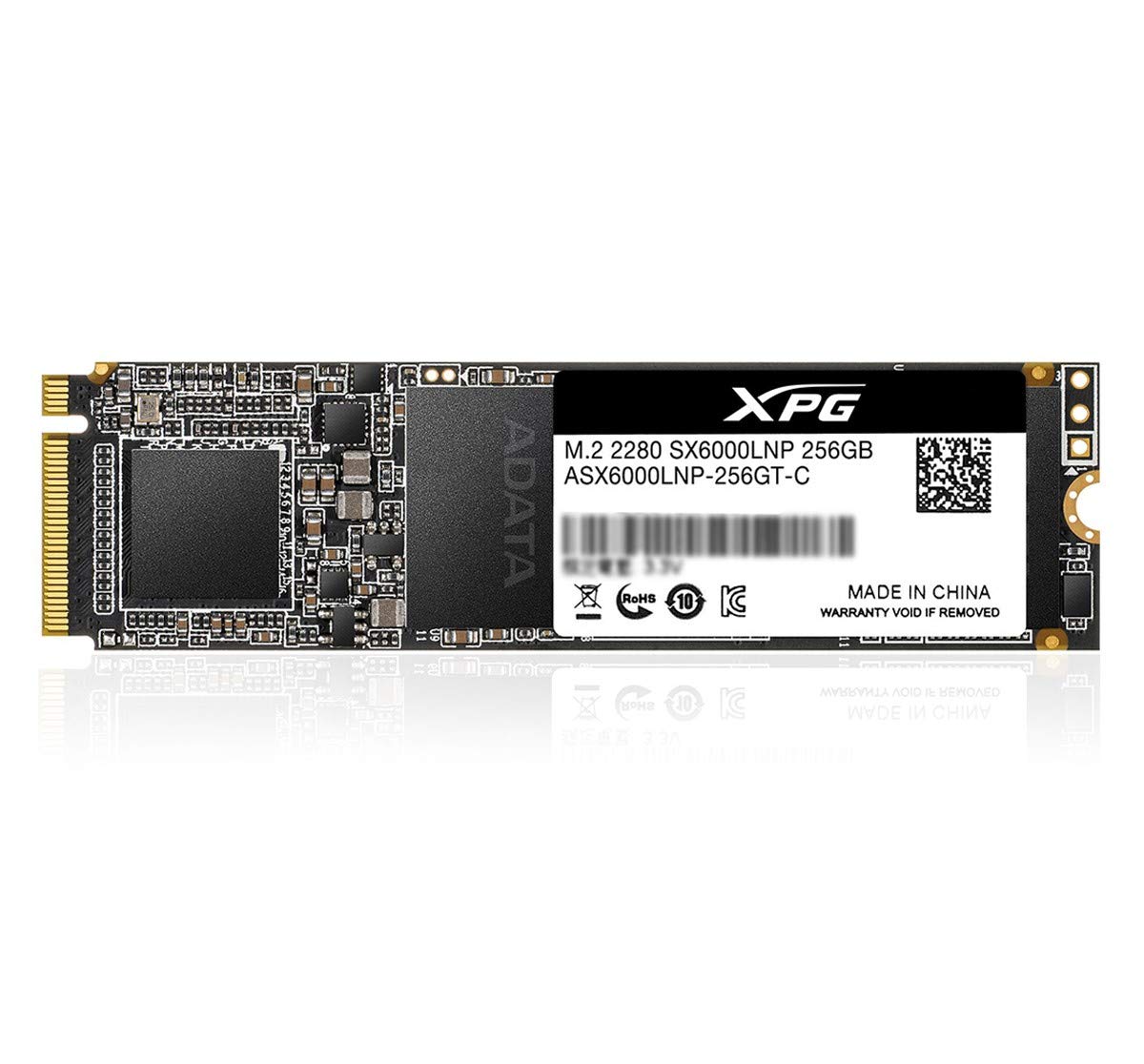 ADATA 256GB M.2 2280 Solid State Drive XPG SX6000 Lite (PCIe Gen3x4)