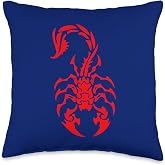Tribal Scorpion Throw Pillow