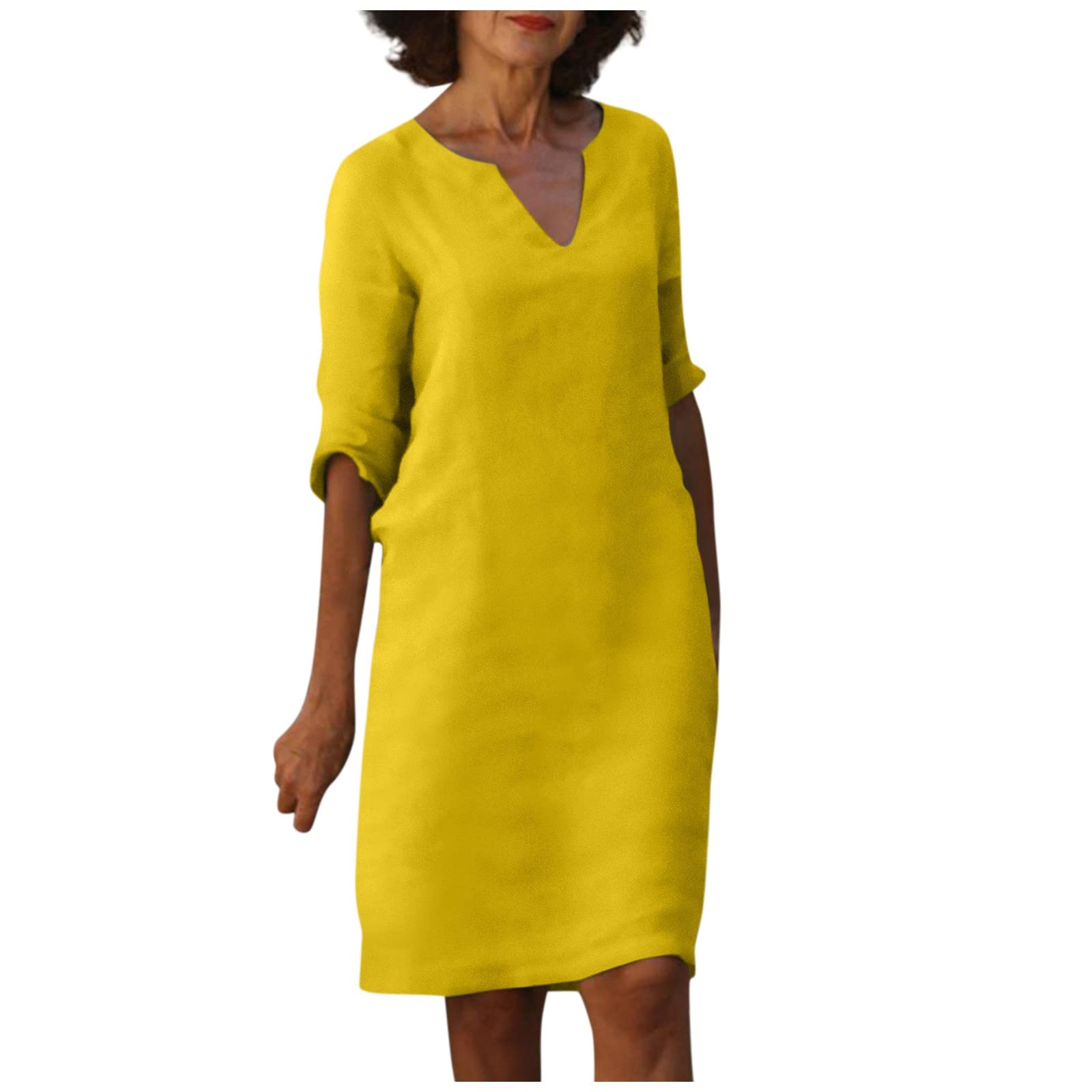 Cotton Linen Dresses For Women 2023,Trendy Summer