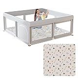 Hiaksedt Baby Playpen with Mat Small Playpen for