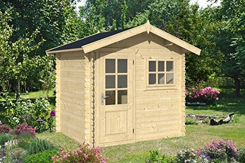 Gartenhaus Meppen 250 X 200 Cm Geratehaus Blockhaus Amazon De Garten
