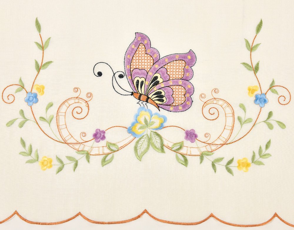 Best Purple Kitchen Window Curtains Set