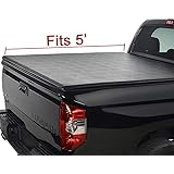 Amazon Com Maxmate Soft Tri Fold Truck Bed Tonneau Cover Compatible With 2019 2021 Toyota Tacoma Does Not Fit Trail Special Edition With Storage Boxes Fleetside 5 Bed Automotive