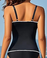 Aqua Eve Tankini Tops for Women Swimwear Top Only