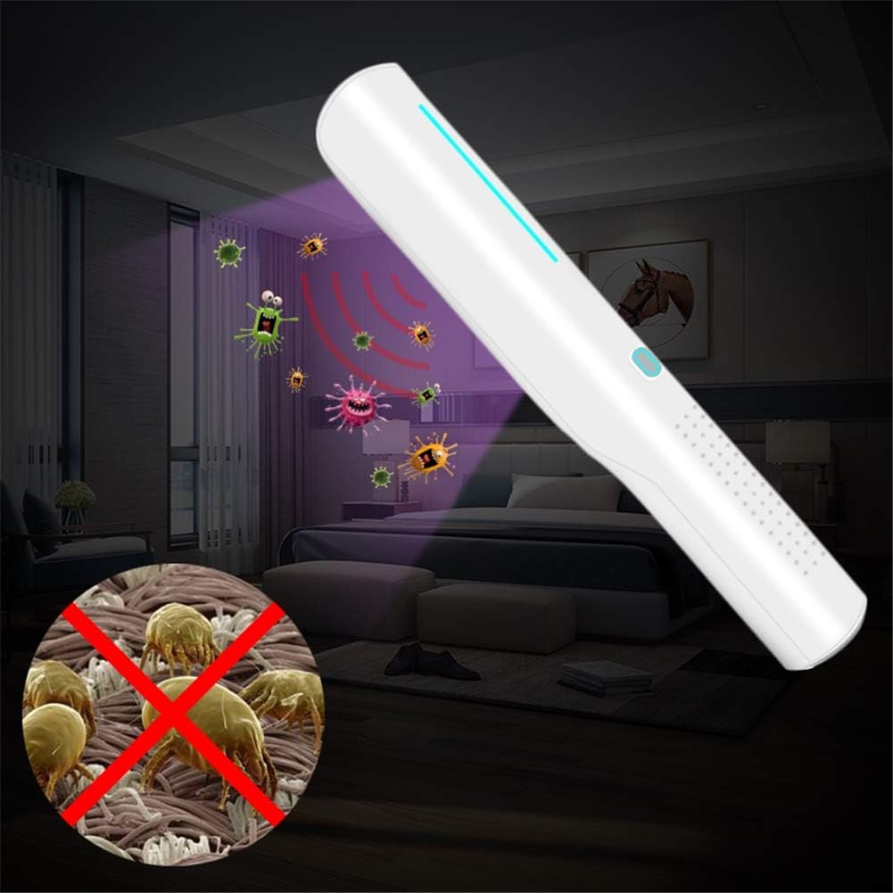 MVSTERILIZER Handheld UV Light Sterilizer Portable Ultraviolet Disinfection Cleaner Wand For Home Office And Travel Use to Kills Germs Virus Mold Bacteria