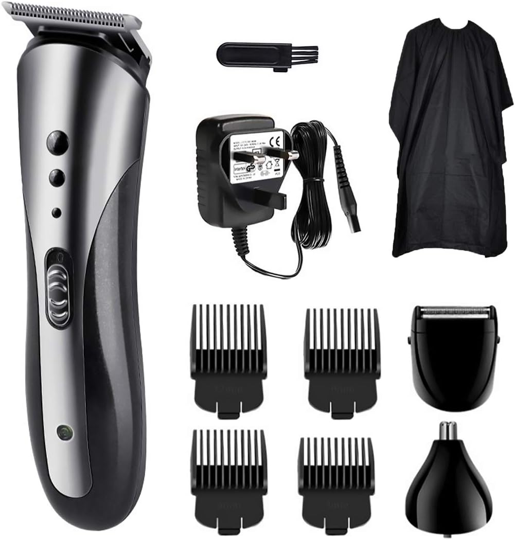 Guillala Hair Clippers for Men Professional Cordless Clippers Hair Trimmer Beard Shaver Waterproof Trimmer Clipper Body Groomer Kit Trimmer Hair Cutting Kit for Children and Adult